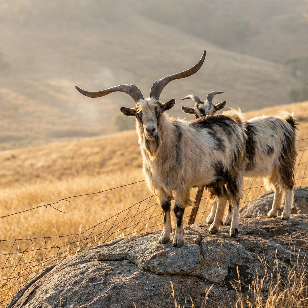 Feral goat card in the new feral animal carousel