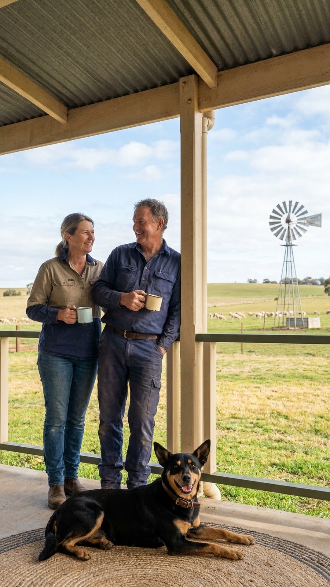 New honest-direction verandah ad
